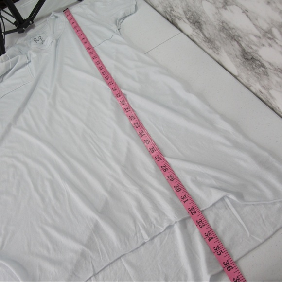 Johnny Was Pete & Greta Tunic Top Size XS Light Blue - Picture 10 of 10